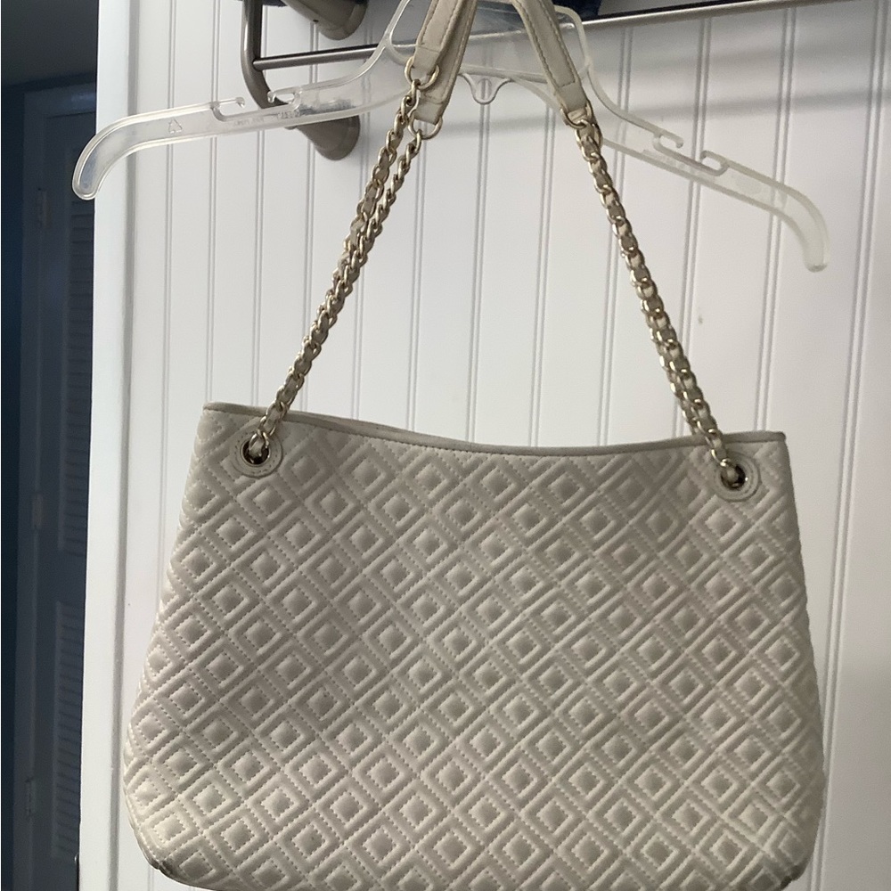 Tory Burch Leather Tote 13”x 9.5”